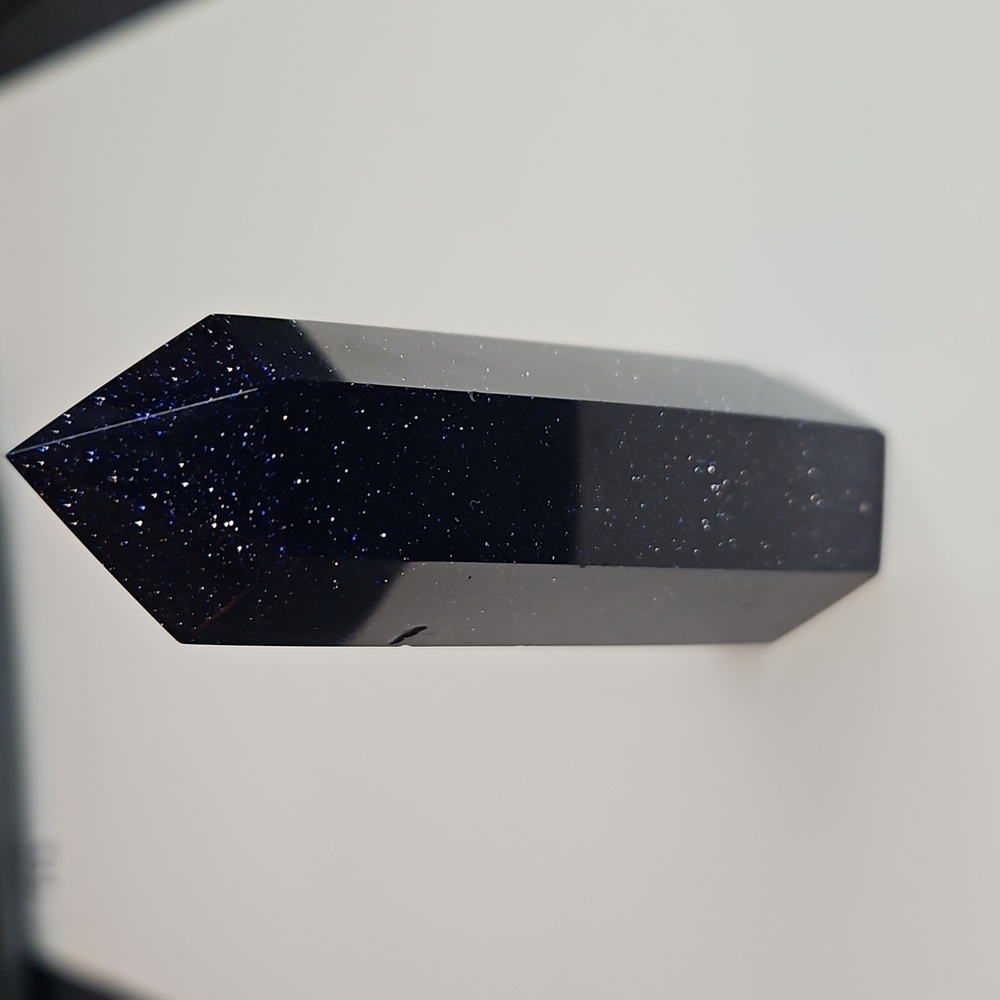 Blue Goldstone Tower – Ambition & Luck Crystal Obelisk - Picture 5 of 6